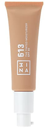 3INA MAKEUP - The Tinted Moisturizer SPF30 613 - Nude BB Cream - Foundation with Hyaluronic Acid and SPF30 - Tinted Moisturiser for All Skin Tones - Vegan - Cruelty Free