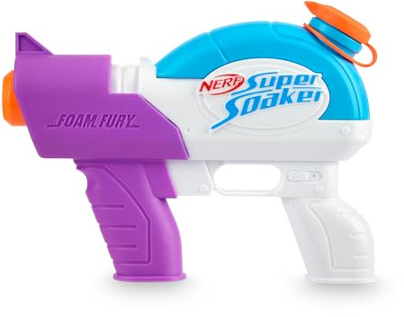 NERF Super Soaker Foam Fury Blaster – The Ultimate Foam Blaster for Outdoor Summer Fun