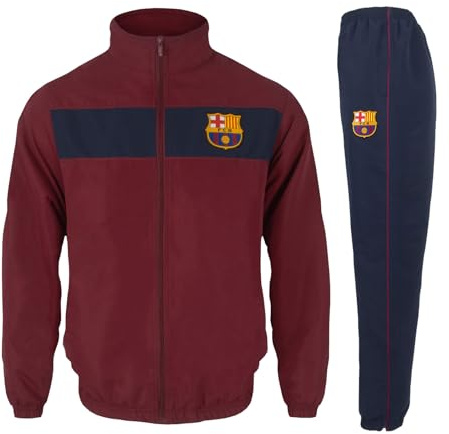 FC Barcelone Officiel - Lot Veste et Pantalon de survêtement thème Football - Homme - XL