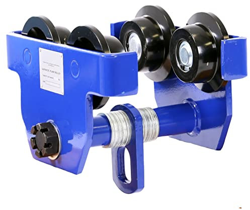 Pallit Laufkatze TROLLEY | 5000 kg Tragkraft | 100-180 mm Flanschenbreite | Krankatze Rollfahrwerk Handfahrwerk