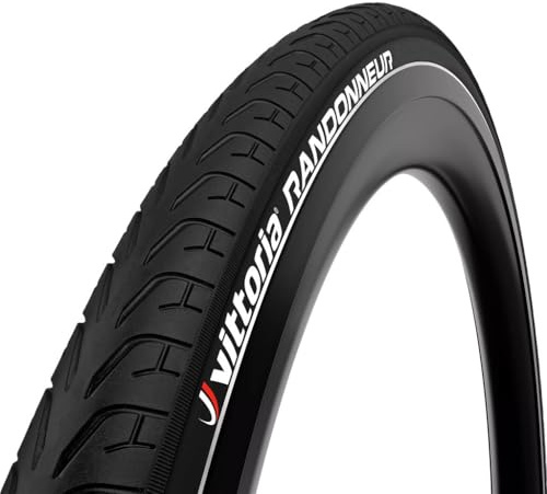 Vittoria Cubierta City Randonneur - 28-622/700x28c Rigid Refl Full Black Reflex