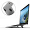 CQTECH Laptop Ständer, Notebook Ständer, Unsichtbar Laptop Halterung, Belüftet Laptopständer Laptop Stand für MacBook Air Pro Mac HP Samsung Dell Notebook und Tastatur