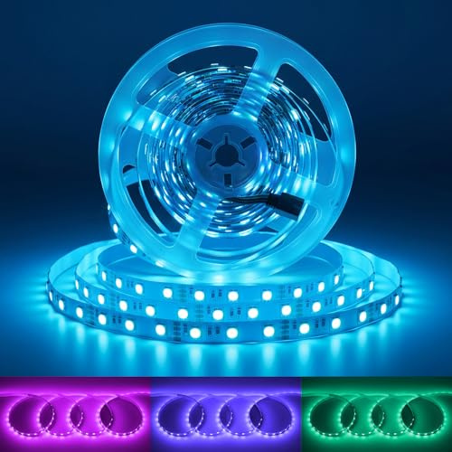 Arotelicht 5M 24V LED-remsa RGB LED-remsor färgförändring varmvit LED-strips 5050 SMD 300 LEDs inte vattentät ljus kedja ljusremsdekoration för hem, rum, fest, bröllopsdekoration