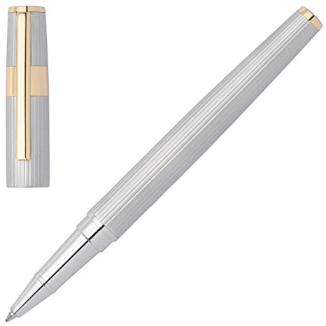 HUGO BOSS Tintenroller Gear Pinstripe Silver/Gold