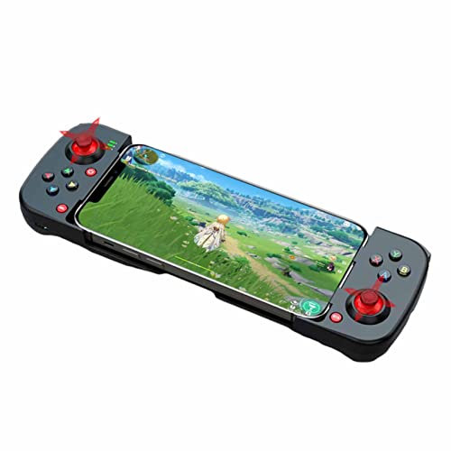 T1 Manette de Jeu Mobile Type-C iOS |Contrôleur de Jeu de Téléphone Réglable, Poignée de Contrôleur de Jeu Plug and Play, Contrôleur de Manette de Jeu