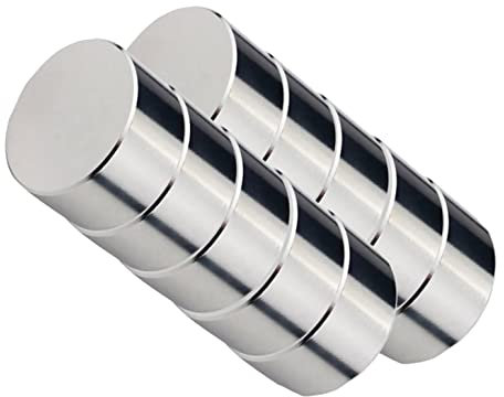 SANKRO 10 pezzi di magneti al neodimio (10 x 5 mm) - magneti - magneti potenti - magnete al neodimio - magneti frigorifero - magneti lavagna magnetica