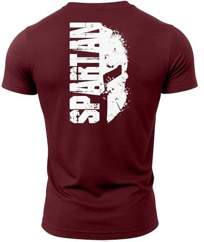 GYMTIER Spartan Helmet - Camiseta de gimnasio para hombre
