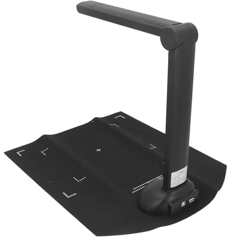 Scanner de Documents, Scanner de Documents de Livre A3 HD Portable 8MP pour Le Bureau Scolaire Haute Vitesse pour Le Bureau Scolaire, Lecteurs de Codes à Barres