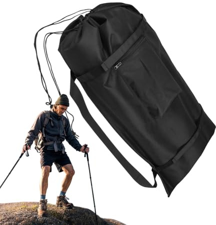 Porte-bagages portable – Chariot de voyage pliable, diable robuste | Construction robuste, roues à glissement lisse, poignée réglable en hauteur, rangement compact pour valises, sac à main, ,