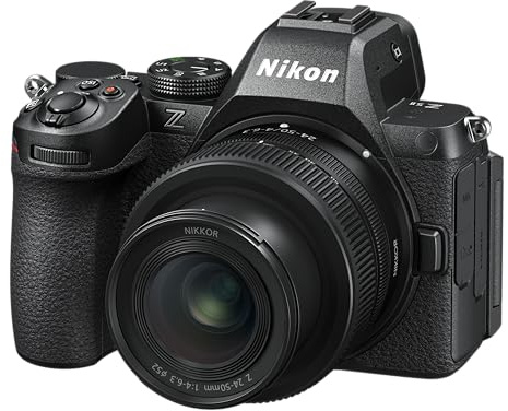 Nikon Z5II + Z 24-50 + Lexar SDXC 128GB, Fotocamera Mirrorless, CMOS FX da 24.5 MP, Pieno Formato, Mirino OLED Quad-VGA EVF, LCD 3.0 Touch, Wi-Fi, BT, Video 4K, Nero [Nital V.I.P.: 6 anni garanzia]