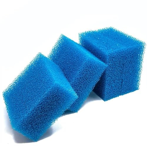 Lot de 4 éponges filtrantes rugueuses pour aquarium compatibles avec Juwel Compact BioFlow 3.0/M, pour aquarium Juwel Compact/H/ Bioflow 3.0/ M, Bioflow Super/Bioplus Coarse No.88050