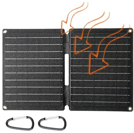 Système de charge solaire – Station de générateur solaire portable 18 V, bloc de batterie onduleur, équipement de charge de secours étanche | Camping Randonnée Voyage