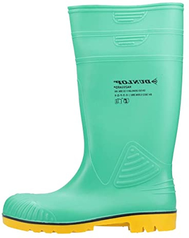 Dunlop Mens Acifort HazGuard Galoshes (9) (Green/Yellow)