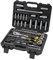 Stanley - COFFRET DE DOUILLES - 1 Cliquet 72 dents ¼’’ - 1 Cliquet 72 dents ½’’ - 41 embouts de vissage - JEU DE 96 PCS - STMT17379-1