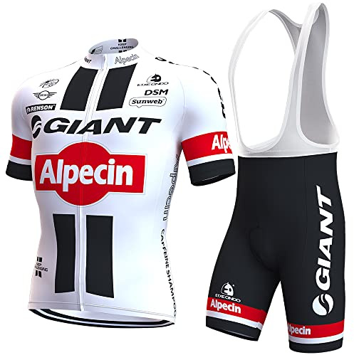 assocauicy Maillot Cyclisme Homme Tenue,Respirant Maillot Velo Route Homme avec 3D Gel Tenue VTT Homme SéChage Rapid Shirt Cuissarde Cycliste