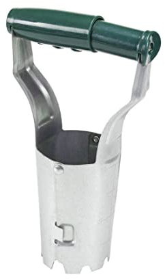Lampen -Pflanzer -Werkzeug Handheld -Glühbirnentransplanter -Gras -Plugger -Werkzeug mit Tiefenmarke für Gartengraben zum Nachfüllen von Pflanzentulpen Transplanter