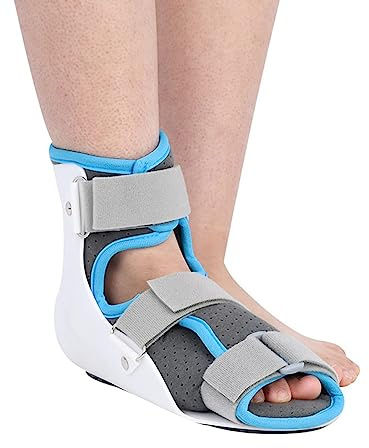Gångstövel Ankelskena, Drop Foot Brace Orthosis, Medical Ankel Foot Orthosis, Justerbar Ankel Stukningsskydd Rehabilitering Ben Support Brace