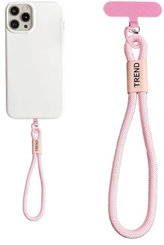 Generico Cinturino da Polso per Telefono,Laccio Regolabile con Charm per Donne - Cinturino Portatile per Ragazze Giovani Donne Uomini - Ideale per Amici e Famiglia