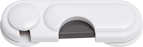 ABUS Junior vårdlås lås lås – Lia | babysäkerhet | för glasdörrskåp | vit | 76970