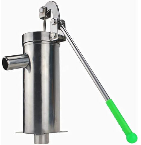 Pompe De Puits Manuelle, Pompe D'aspiration À Secousse Manuelle Pour Puits Domestique, Pompe À Jet D'eau Manuelle En Acier Inoxydable, Pompage À Portée De 10 M, Pour Pomper Les Eaux Souterraines
