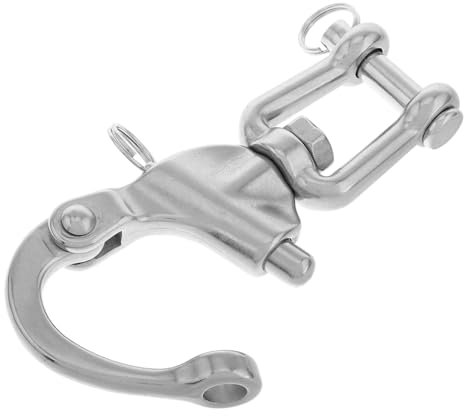 Mikikit Moschettone Girevole Inossidabile Sgancio Rapido Multifunzionale Per e Industriale Gancio Resistente Per Attività e