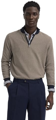 bugatti Men's 7500-15514e Troyer | Cotton regular fit with zip