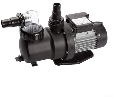 Pompa per piscina da 1 HP con timer, perfetta per piscine fuori terra, fornisce una circolazione efficiente dell'acqua a basso rumore