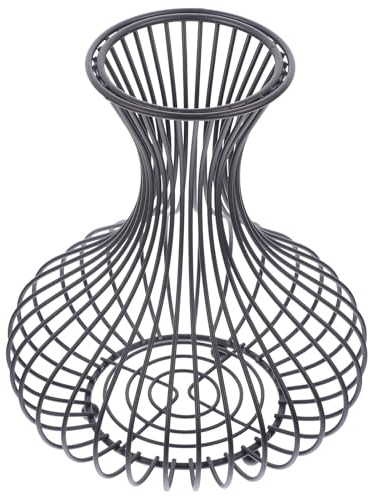 SHINEOFI Cesta para Corchos de Botella de Vino de Hierro, Contenedor de Vino para Corchos, Soporte Decorativo para Bar y Hogar, Almacenamiento Resistente y Práctico, Adecuado para Cocina