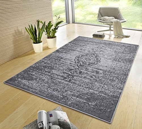 Hanse Home Gloria Orient Teppich 235x320cm – Wohzimmerteppich Mehrfarbig Vintage Teppich Orientalisches Muster für Flur, Esszimmer, Schlafzimmer, Kinderzimmer, Wohnzimmer, Küche – Mouse