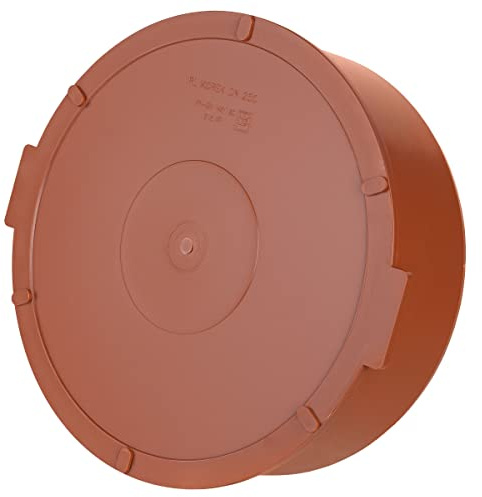 Bouchon mâle Ø 250mm Tampon hermétique Bouchon de tuyau d'égout Tampon intérieur Orange