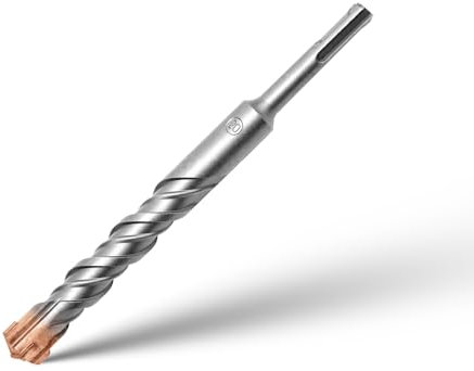 Brocas Hormigon Juego de Brocas SDS Plus 4 Puntas de Metal Duro Pared Cruzadas Broca de Impacto Ideal Para Taladrar en Hormigón Piedra Natural Metal Plástico Granito 20mm x 200mm