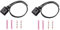 GEARMONSTER 2TLG 2-Poliger Kabelbaum Reparatursatz Stecker 1J0973702 ABS ESP Temperatursensor Ersatzteile kompatibel mit VW Tiguan Golf T4 T5 T6, Für AUDI A3 A4 A6 Q5 Q7 TT, Für SKODA, Für SEAT
