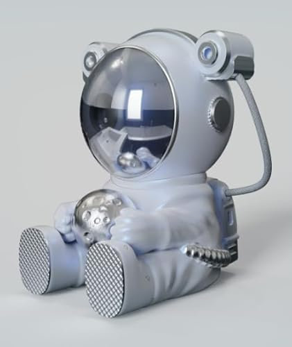 LAMPET Astronaut Sternenhimmel Projektor 2.0, LED Astronaut Projektor mit 17 Nebelmodi 4 Sternenmodi mit Fernbedienung Einstellbarer, Astronaut Projektor mit Timer für Kinder Erwachsene