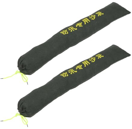 KONTONTY 2pièces Sacs De Sable Réutilisables Toile Résistante Et Anti-inondation Barrière Extérieure Lourde pour Protection Contre Les Débordements