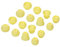 Replacement Eartips Silicone Earbuds Tips Buds Ear Set Accessories for Beats Flex Wireless Headphones,8 Pairs (Yuzu Yellow)