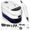Vicloon Nettoyeur Vapeur, 2500W Nettoyeur Vapeur à Main avec 2 Vitesses Réglables et 5 Têtes de Brosse, 3,5-4,5 Bar, 1200ML Réservoir d'eau, pour Nettoyer Cuisine, Salle de Bain, Meubles,Voiture