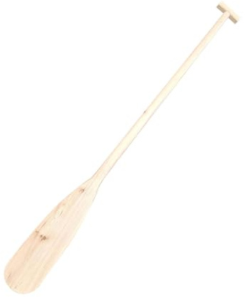 Fenteer Pagaie de Canoë Pagaie de Kayak Aviron en Bois Rame Décorative Fabriquée en Bois Robuste avec Une Surface Lisse pour Une Double Utilisation Adaptée P, 50cm