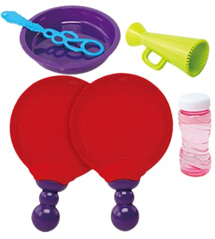 Abaodam Raquette à Bulles Créative Jouet Sûr et Amusant en Plastique Set Double Pratique pour Garçon et Filles pour Jeu Extérieur et Présent pour Garçon Fille
