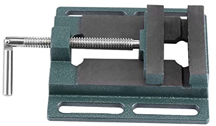 Zerodis Tornillo de Banco de Prensa de Taladro de Apertura de 4 Pulgadas, Tornillo de Banco de Máquina de Movimiento Suave de Sujeción Resistente para Mecanizado