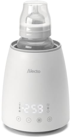 Alecto BW900 Chauffe-biberons pour bébé - Stérilisateur de biberons - Chauffe-biberons - 500 W - Écran - Blanc