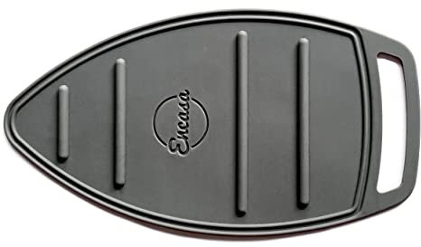 Encasa XO Tappetino in Silicone per Il Riposo del Ferro Caldo - Resistente al Calore, Antiscivolo, Pad più Spesso per Proteggere Il Vostro Tavolo Durante la Stiratura - Grigio
