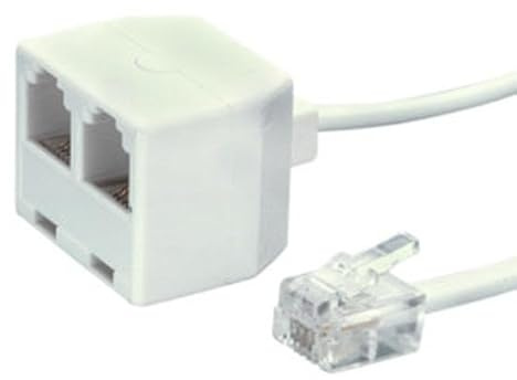 Cable telefónico de 4 conductores tipo marfil, ideal para conexiones de telefonía y sistemas de comunicación.