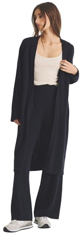 NAADAM, Washable Cashmere Long Cardigan, Indigo, S