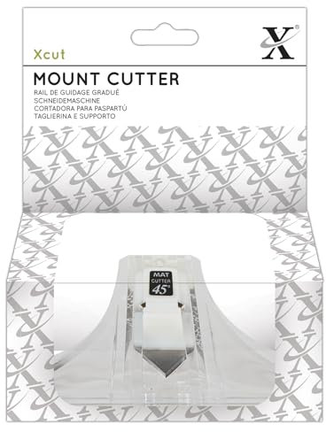 Xcut Mount Cutter Craft, For Cutting Up To 7mm Thick, Comes With 3 Extra Blades, For Cutting At 45° & 90° Angles