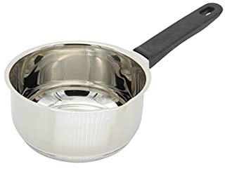 Karl Kruger kastrull och mjölkkastrull med pip, 0,60 l, rostfritt stål, silver, 0,6 liter