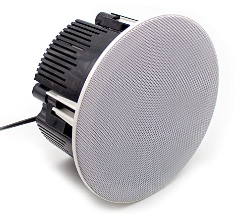 Jieotwice Altoparlante Bluetooth per Soffitto, Compatibile con Montaggio a Incasso, Attivo Suono Bluetooth Senza Fili, per Bagno di Casa, 120V-230V, 40W