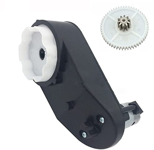GRESIK Driver Engine 1pcs 4WD Car Motor Toy Car Motor Gearbox Electric Car Gearbox Kids Ride On Car Gearbox 6V 12V High Speed 390 Motor Gearbox Wheel Project (Color : 390 12V 16000rpm)