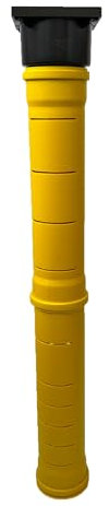 KARMAT Sickerschacht Regenwasser SR110 Ø110 Hofablauf 15 x 15 cm Abfluß Drainage Garten Versickerungsschacht Dränage Regensinkkasten Drainageschacht Länge 1m
