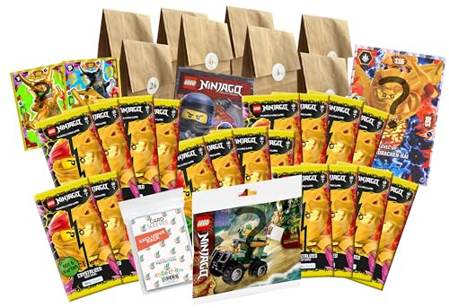 Bundle mit LEGO Ninjago Serie 8 Next Level - Der Adventskalender 2023-24 tolle Überraschungen + Exklusive Collect-it Hüllen