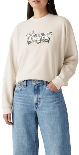 Levi's Lse_GR Everyday Crew Magnolia BW Fill EG, Magnolia BW Fill Egr, M